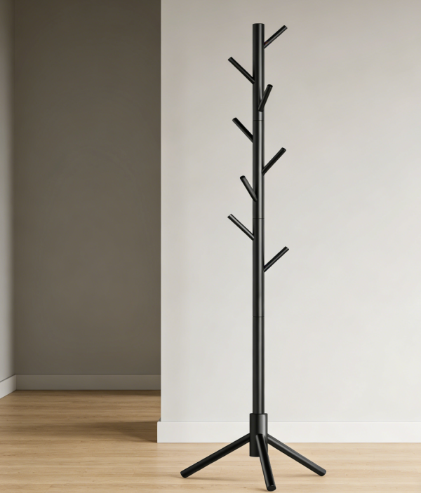 Wooden Coat Tree for Hats, Scarves and Bags