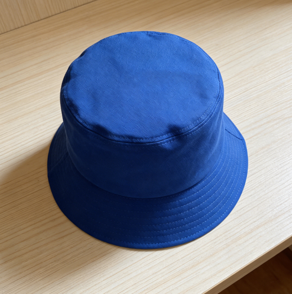 Unisex Solid Colour Bucket Hat with Brim Coverage